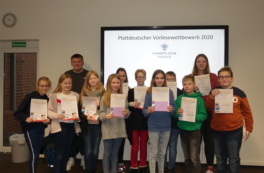 2020 Plattdeutscher Vorlesewettbewerb